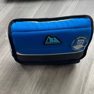 NEW Collapsible Cooler Lunch Bag by Arctic Zone Antimicrobial Protection 6 Can